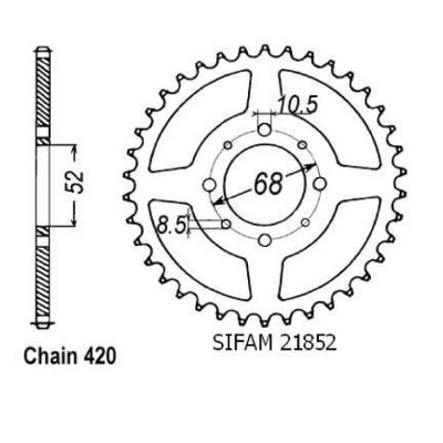 Rozeta pro Suzuki 21852CZ37